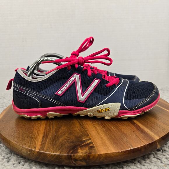 New Balance Womens 9.5B Minimus Trail 10v3 Blue Pink Minimalist Running Shoe - Picture 3 of 12